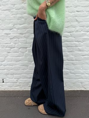 Lola Pants Dark Blue Stripes
