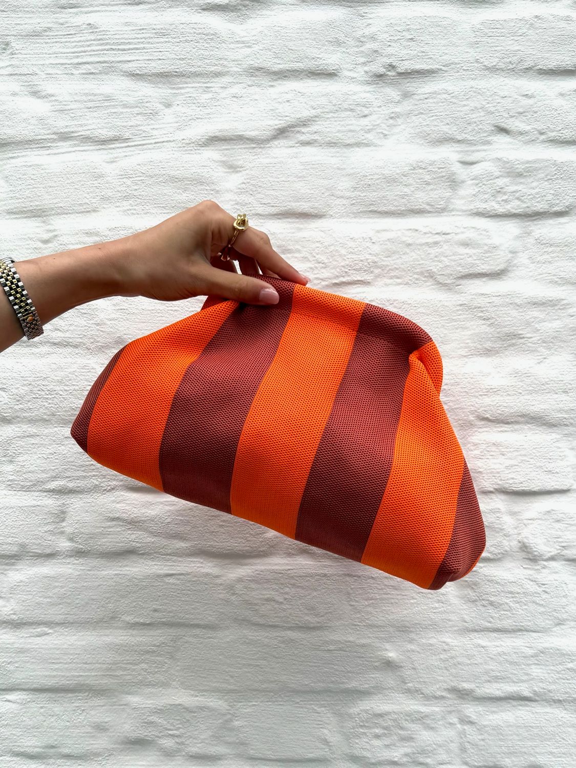 Lina Bag Brown/Orange