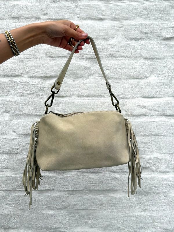 Maya Bag Off White Suède