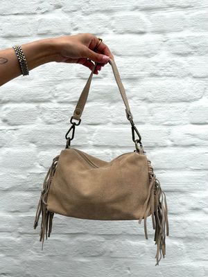 Maya Bag Beige Suède