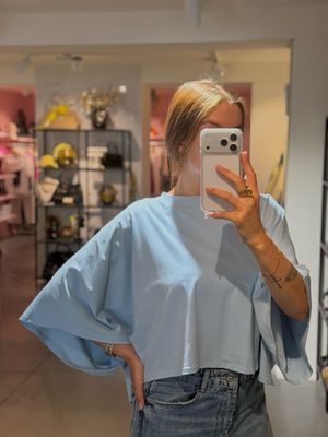 Céline T-shirt Baby Blue