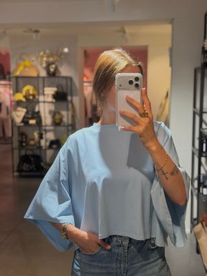 Céline T-shirt Baby Blue