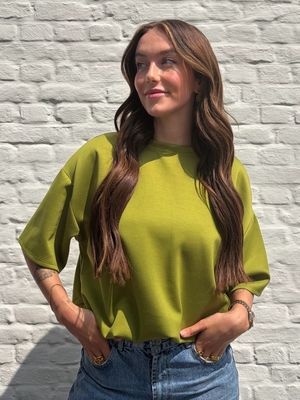 Juju T-shirt Lime Green