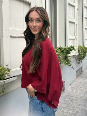 Céline T-shirt Bordeaux