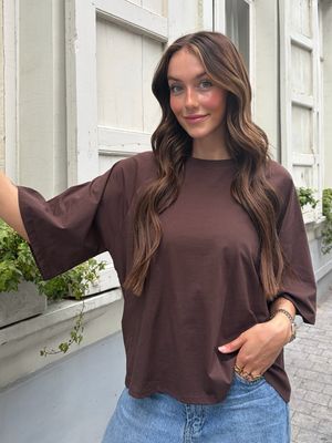 Demi T-shirt Brown