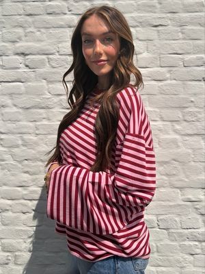 Amber Longsleeve Pink/Red