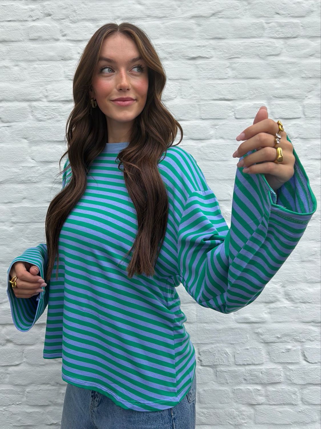 Amber Longsleeve Blue/Green