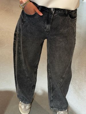 Silke Balloon Jeans Grey