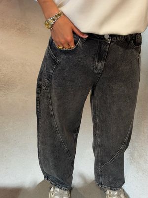 Silke Balloon Jeans Grey
