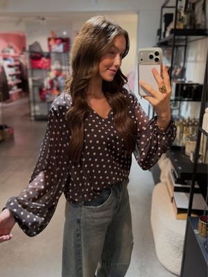 Maya Blouse Brown