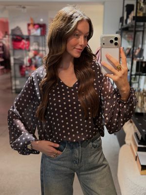 Maya Blouse Brown
