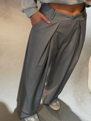 Lola Pants Grey Stripes