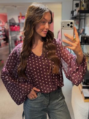 Maya Blouse Bordeaux