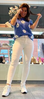 Broek in gebroken wit