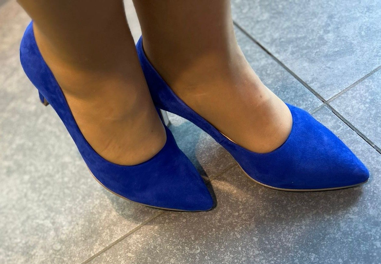 Blauwe pumps Gabor