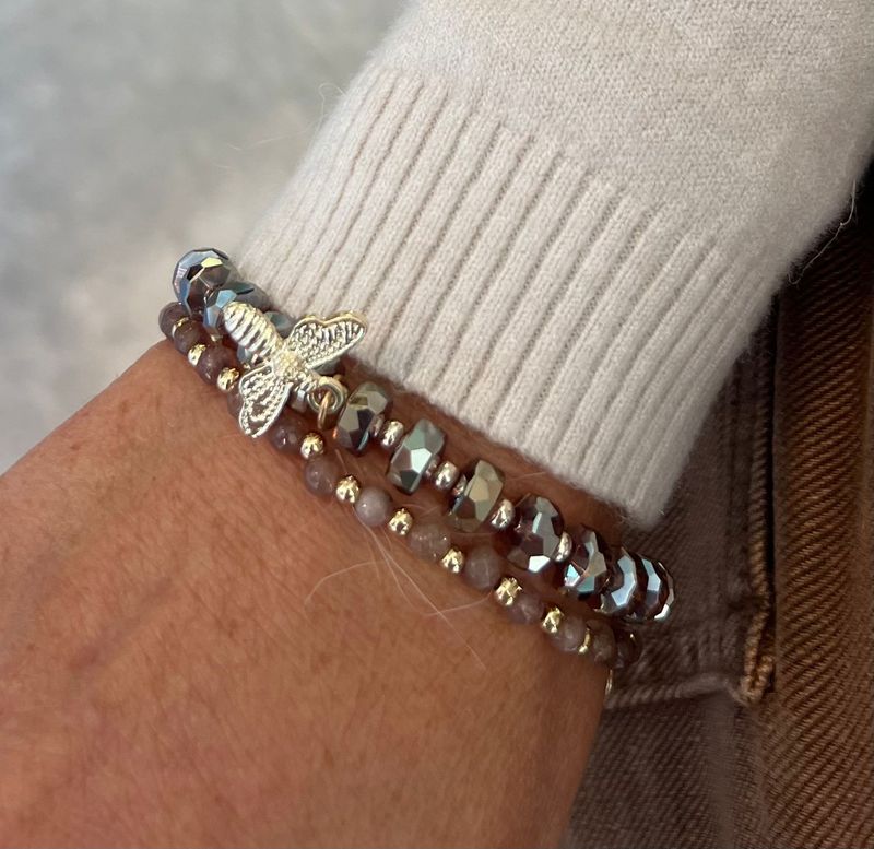 Set van twee armbandjes