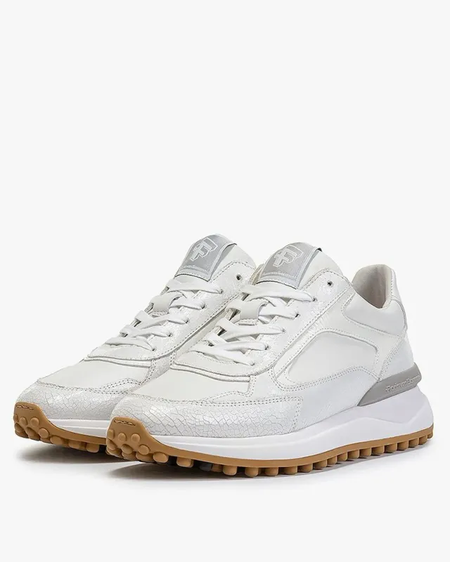 Witte sneakers Floris van Bommel