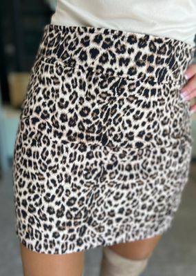 Rokje met luipaard print (MAAT L/XL)