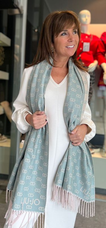 Sjaal Liu-Jo in het mintgroen