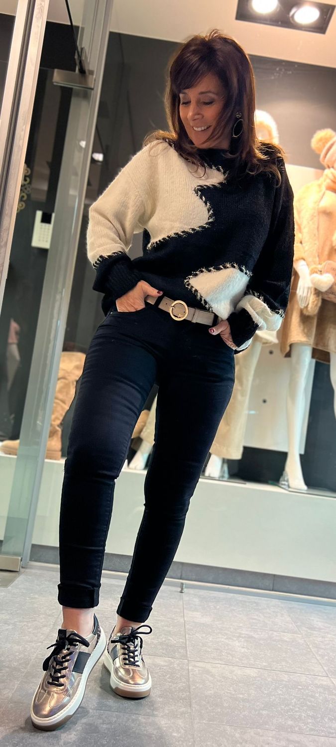 Zwarte skinny broek