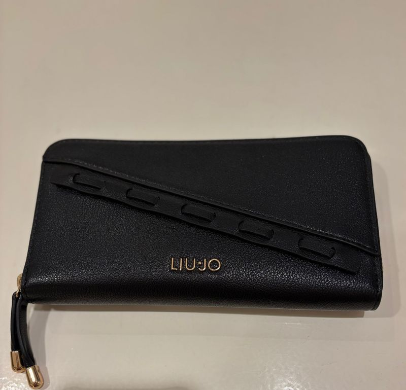 Portemonnee Liu-Jo in het zwart met lintje