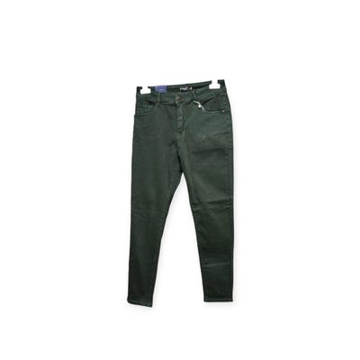 Donkergroene jeansbroek Donkergroene jeansbroek