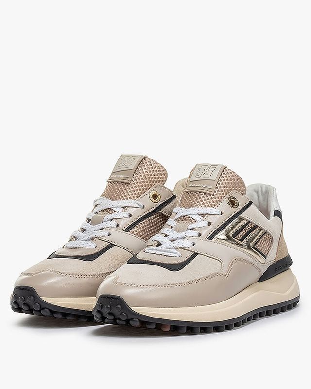 Sneakers Floris van Bommel goudkleurig