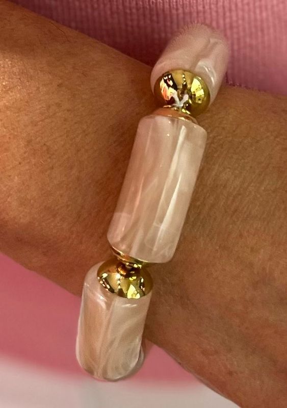 Lichtroze armband