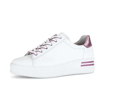 Witte sneakers met roze tinten Witte sneakers met roze tinten
