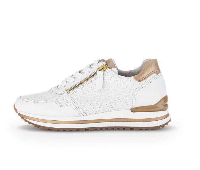 Witte sneakers met rits Witte sneakers met rits