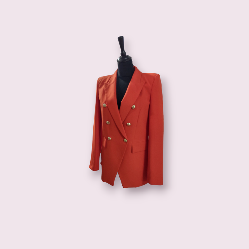 Blazer in het oranje Blazer in het oranje