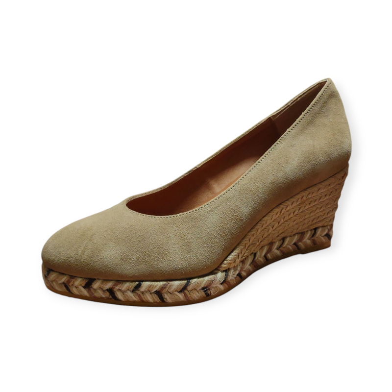 Pumps met sleehak in het beige Pumps met sleehak in het beige