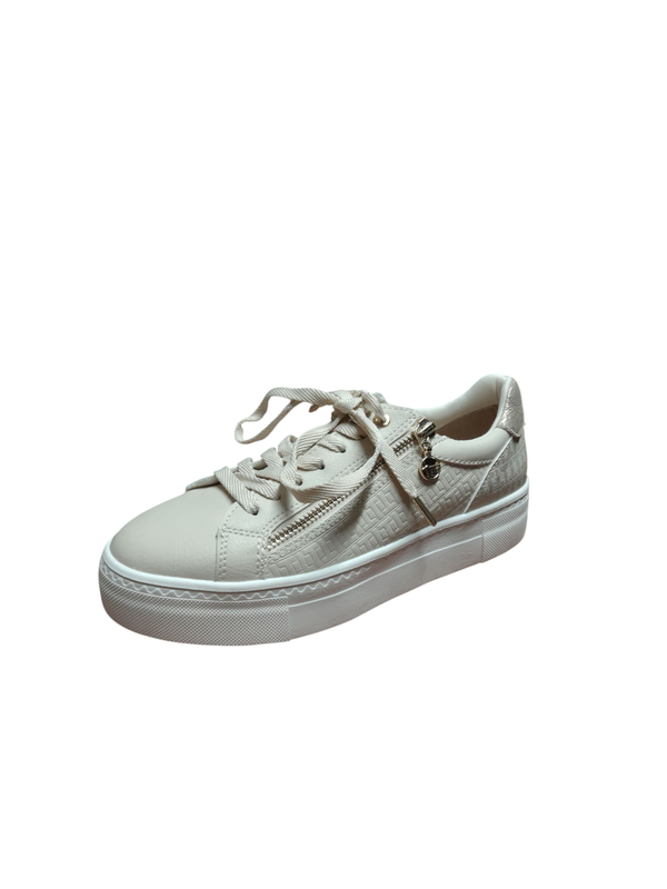 Sneakers met rits in het crème (MAAT 36) Sneakers met rits in het crème (MAAT 36)