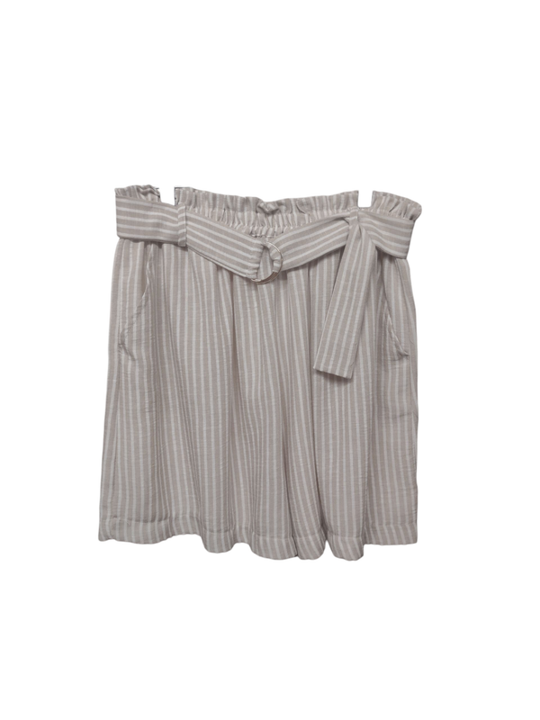 Gestreept shortje met beige (MAAT XL) Gestreept shortje met beige (MAAT XL)