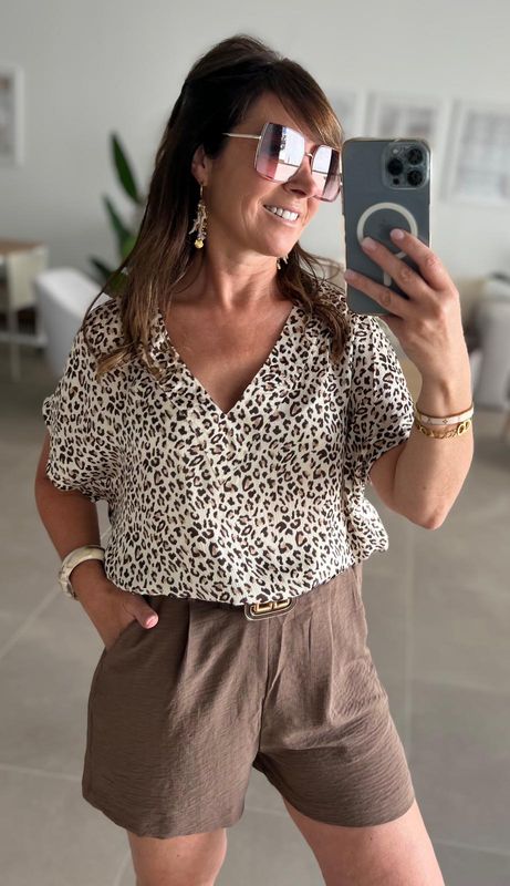 Leopardblouse