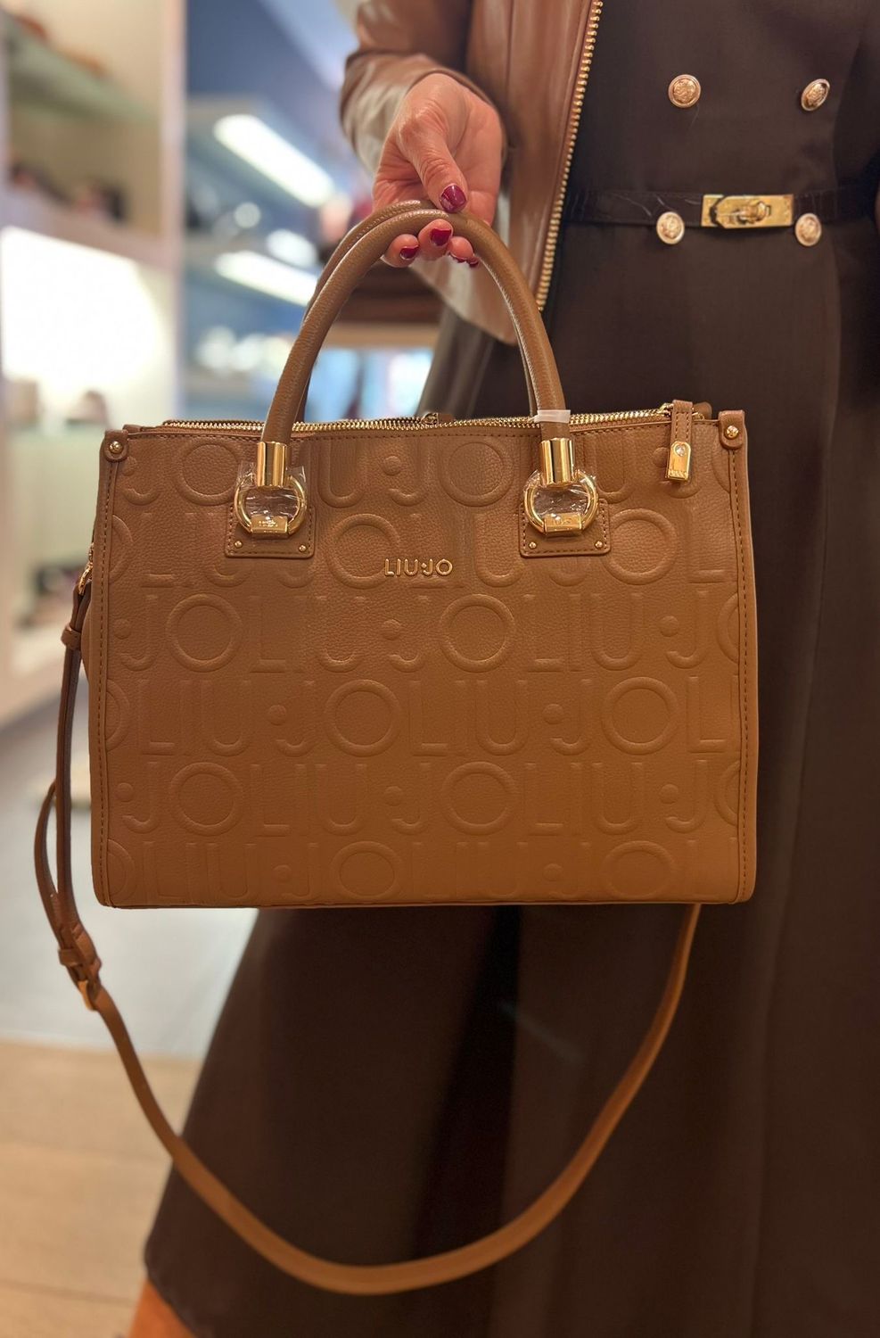 Handtas van Liu Jo in het cognac