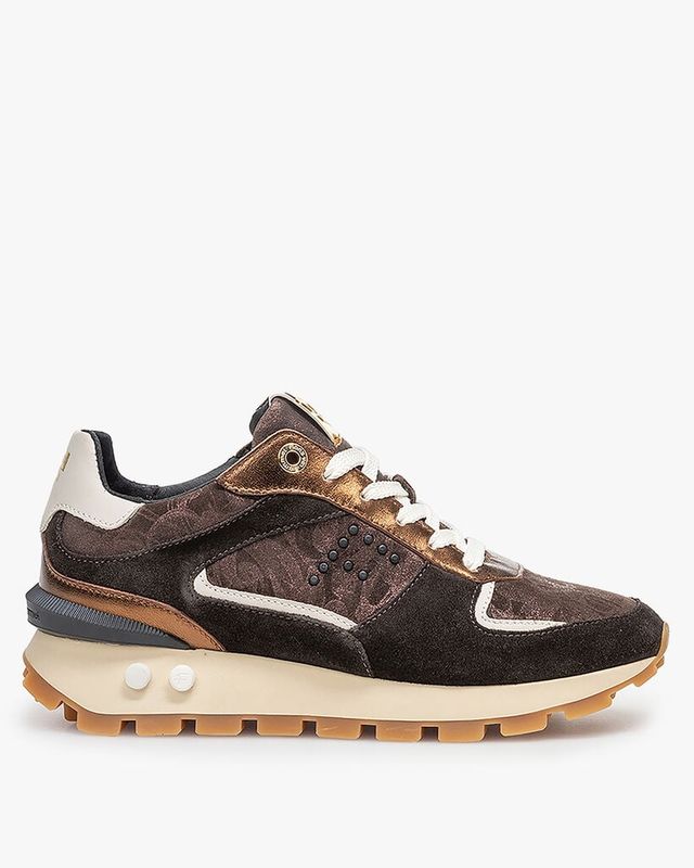 Chocobruine sneakers van Floris Van Bommel