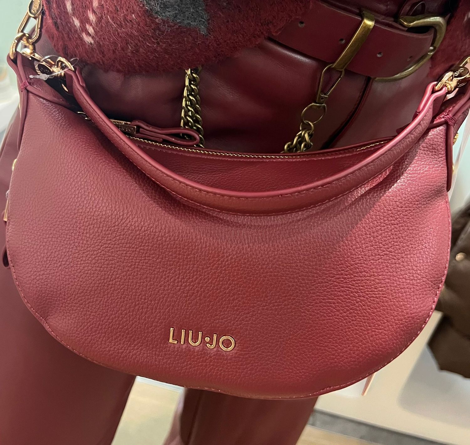 Crossbody tas van Liu Jo in het bordeaux