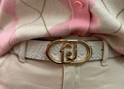 Crèmekleurige riem van Liu Jo