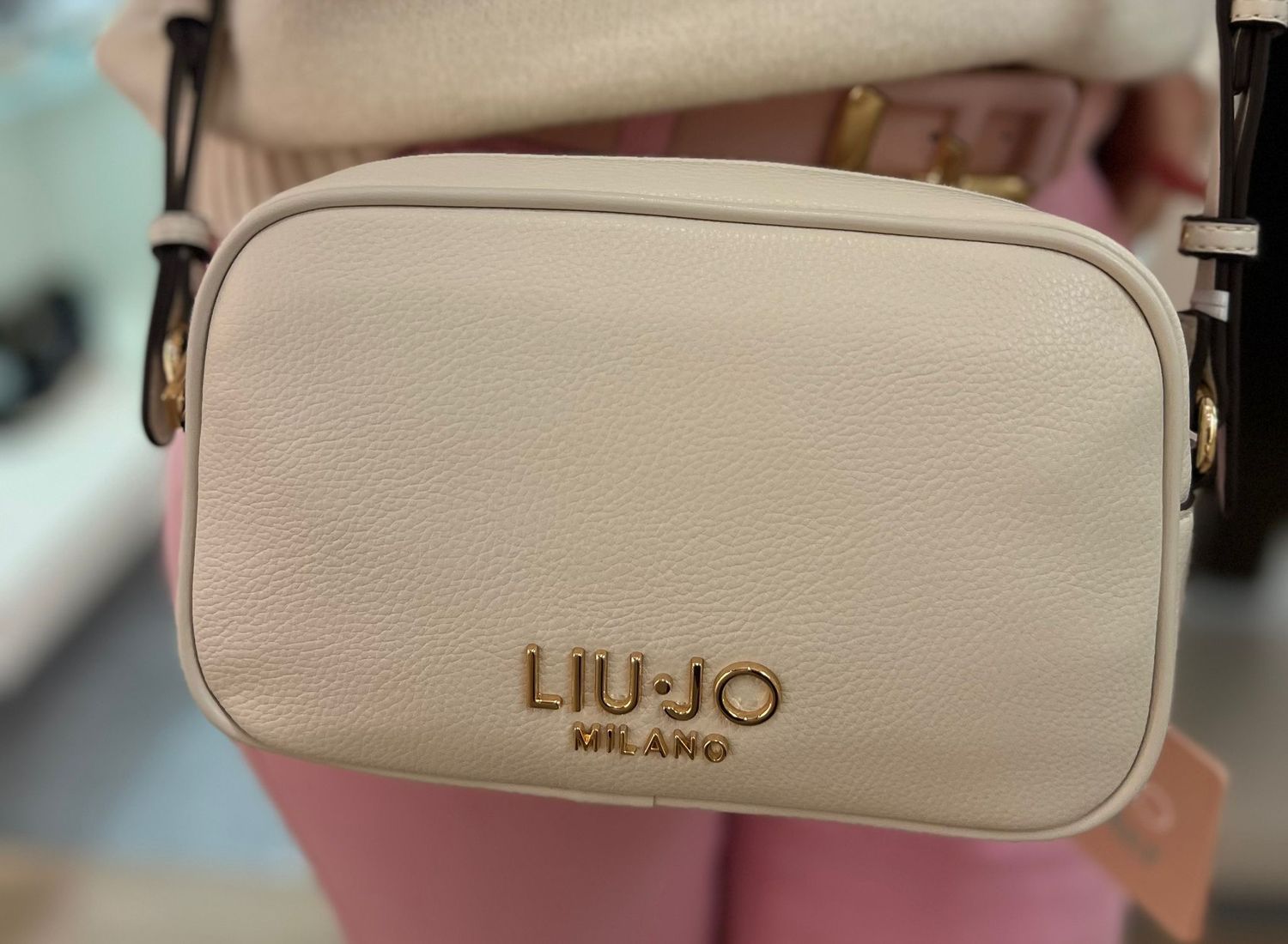 Handtas in het crèmekleur van Liu Jo