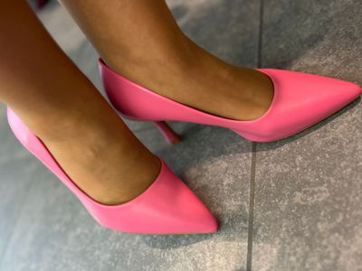 Pumps in het roze