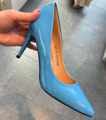 Pumps in het mooie blauw