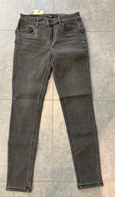 Donkergrijze skinny jeans