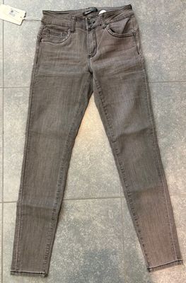 Grijze jeansbroek skinny-model