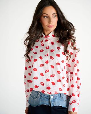 Blouse met prachtig design