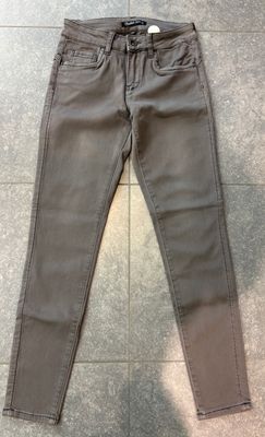 Grijze jeansbroek skinny-model