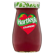 Hartley Strawberry Jam 6x300g BBE 05/25