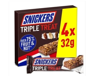 Snickers triple Treat 4pk BBE 07-23