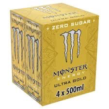 Monster Ultra Gold 4 Pack BBE-06/24
