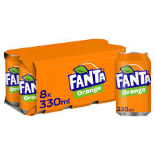 Fanta Orange 8x330ml BBE-02/24